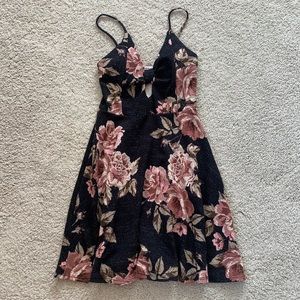 Floral mini dress